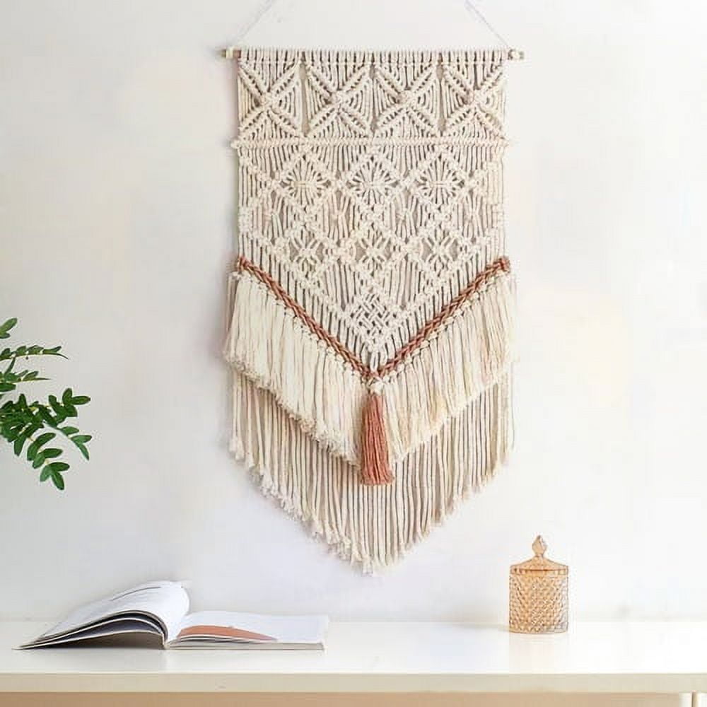 Travelwant Macrame Wall Hanging Small Woven Tapestry Wall Art Decor -  Beautiful for Boho Home Decor, Apartment