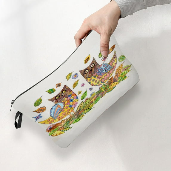 Travelwant Makeup Bag Toiletry Pouch Waterproof Cosmetic Bag with Zipper Travel Packing Bag Small Cosmetic Bag Accessory Organizer for Women and Men