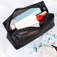 thumbnail image 1 of Travelwant Mesh Cosmetic Bag Mesh Makeup Bags Mesh Zipper Pouch for Offices Travel Accessories (Black), 1 of 9
