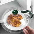 thumbnail image 1 of Travelwant Microwave Plate Cover with easy-grip Lid, Handle, Adjustable Steam vent Holes, Splatter Guard Protection While Microwaving, Dishwasher Safe, 1 of 7