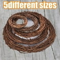 thumbnail image 1 of Travelwant Natural Grapevine Wreath Rings, Rattan Vine Ring Grapevine Wreath, Rattan Vine Branch Wreath Hoop Decorative Wooden Twig for DIY Easter Craft Holiday Party Decors, 1 of 7