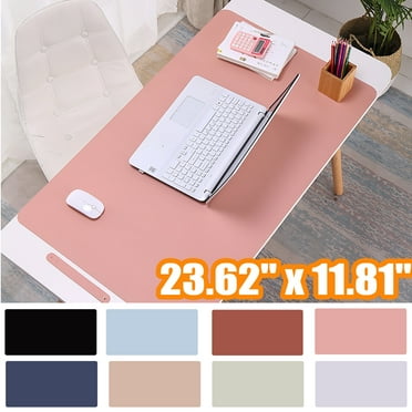 Travelwant Non-Slip Desk Pad,Mouse Pad,Waterproof PVC Leather Desk Table Protector,Ultra Thin Large Desk Blotter, Easy Clean Laptop Desk Writing Mat for Office Work/Home/Decor-23.62" x 11.81"