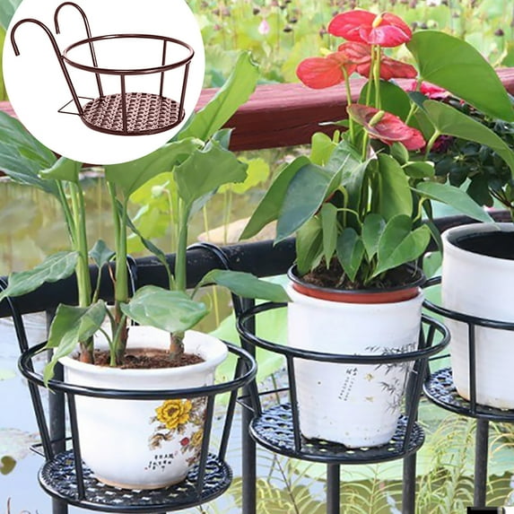 Travelwant Outdoor Plant Stand Flower Pot Stand Indoor Plant Holder Stand Mid Century Modern Plant Stand for Patio Garden Corner Balcony