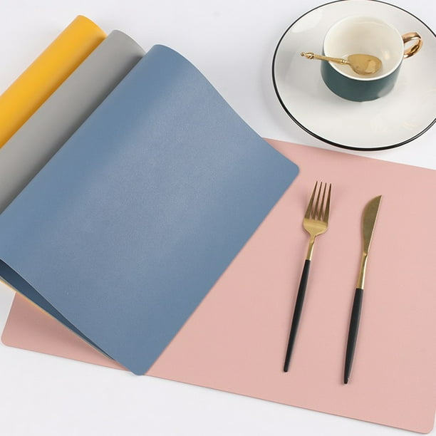 Travelwant Placemats PlasticTable Mats Set of 6 Heat Resistant Easy to