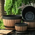 Travelwant Plant Pots with Drainage Holes & Saucer,Decoration Flower Pots Canbe Used for Indoor