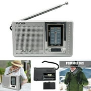 Travelwant Portable Shortwave FM Transistor with Reception Battery Powered,for Gift,Elder,Home Receiver Telescopic Antenna Great Reception Easy Radi