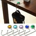 thumbnail image 1 of Travelwant Purse Hook Long Handbag Hanger for Table Desk, Creatiee Portable Bag Holder Under Counter Handbags Hook for Women Girl, 1 of 7