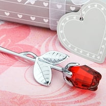 Travelwant Romantic Love Forever in Bud Pink Crystal Rose Flower, Best Gift for Valentine's Day, Mother's Day, Anniversary, Birthday Gift, Home Wedding Decoration