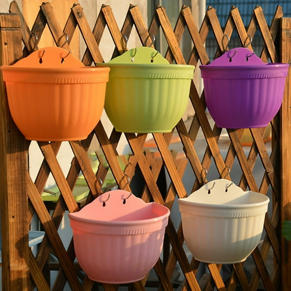 Travelwant Self Watering Hanging Planters, Lazy Flower Pots Water Hanging Plants Pot, Succulent Plants and Small Flower Pots Plants Pots