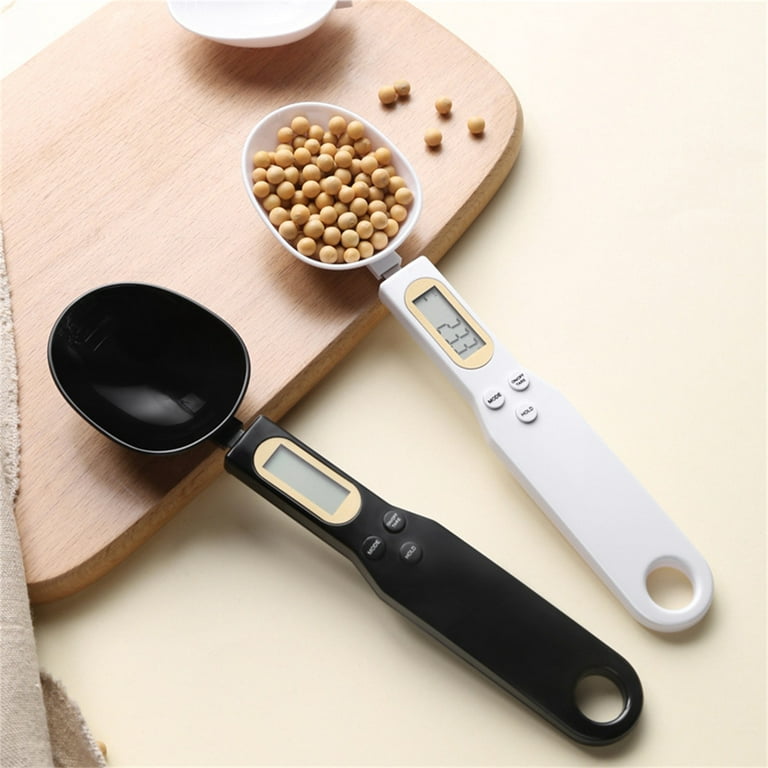 Travelwant Spoon Scales Digital Weight Grams, 0.5g-500g Kitchen Electronic Gram Measuring Spoon Scales with Accurate LCD Display for Dispensing Coffee