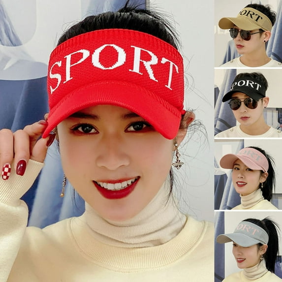 Travelwant Sport Wear Athletic Visor Sun Sports Visor Hat Visor Adjustable Cap for Women and Men