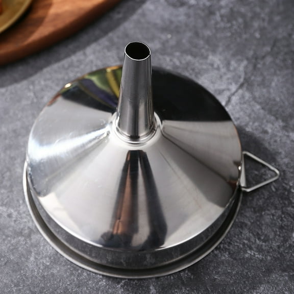 Travelwant Stainless Steel Funnels, Mini Filling Kitchen Funnel, Sizes Large To Small Funnels for Transferring Essential Oils, Liquid, Fluid