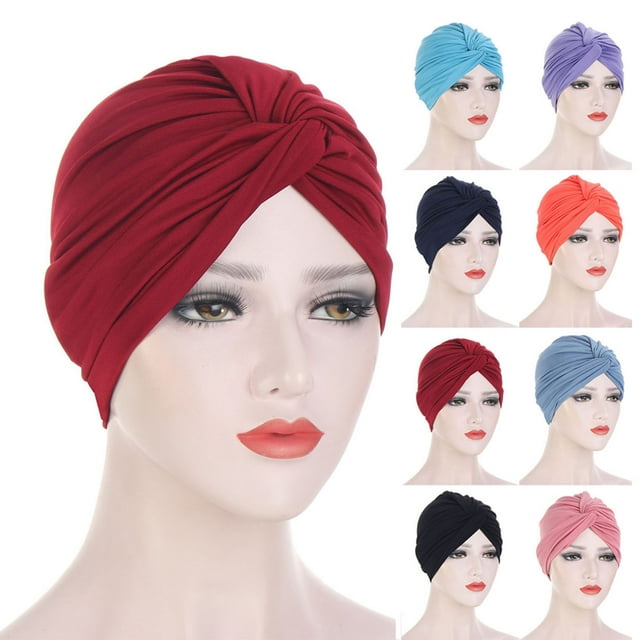 Head Wraps For Women Walmart 2026.Travelwant Stretchy Turban Cap Head Cover Chemo Head Wraps Bennie ...
