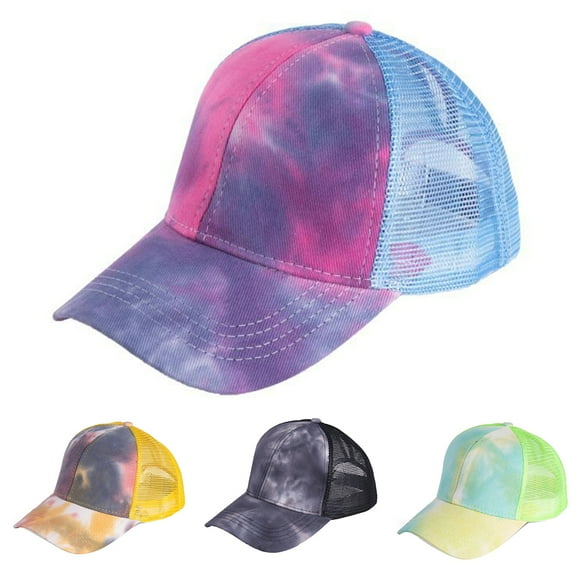 Travelwant Tie Dye Print Baseball Cap Adjustable Twill Sports Dad Hat for Men Women