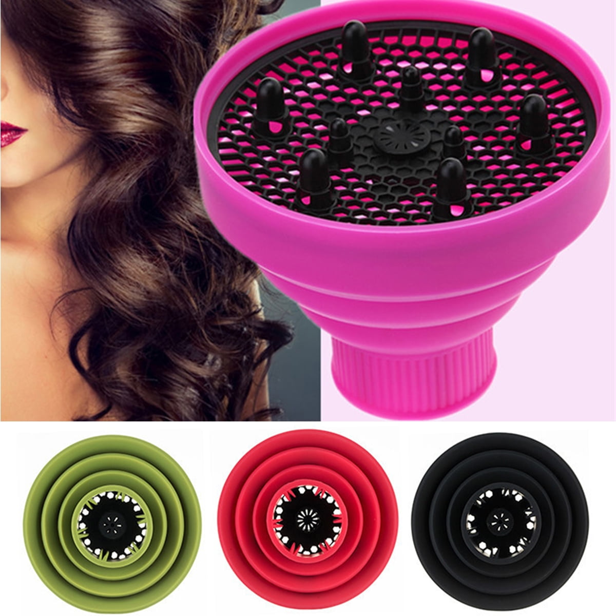 Travelwant Universal Collapsible Hair Dryer Diffuser Attachment Salon Grade tool,Lightweight