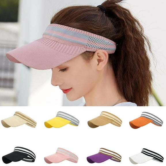 Travelwant Visor Hat Sun Visor Caps Lightweight Quick Dry Hat Adjustable Sports Hat for Women Men Golf Tennis Cycling Running Jogging