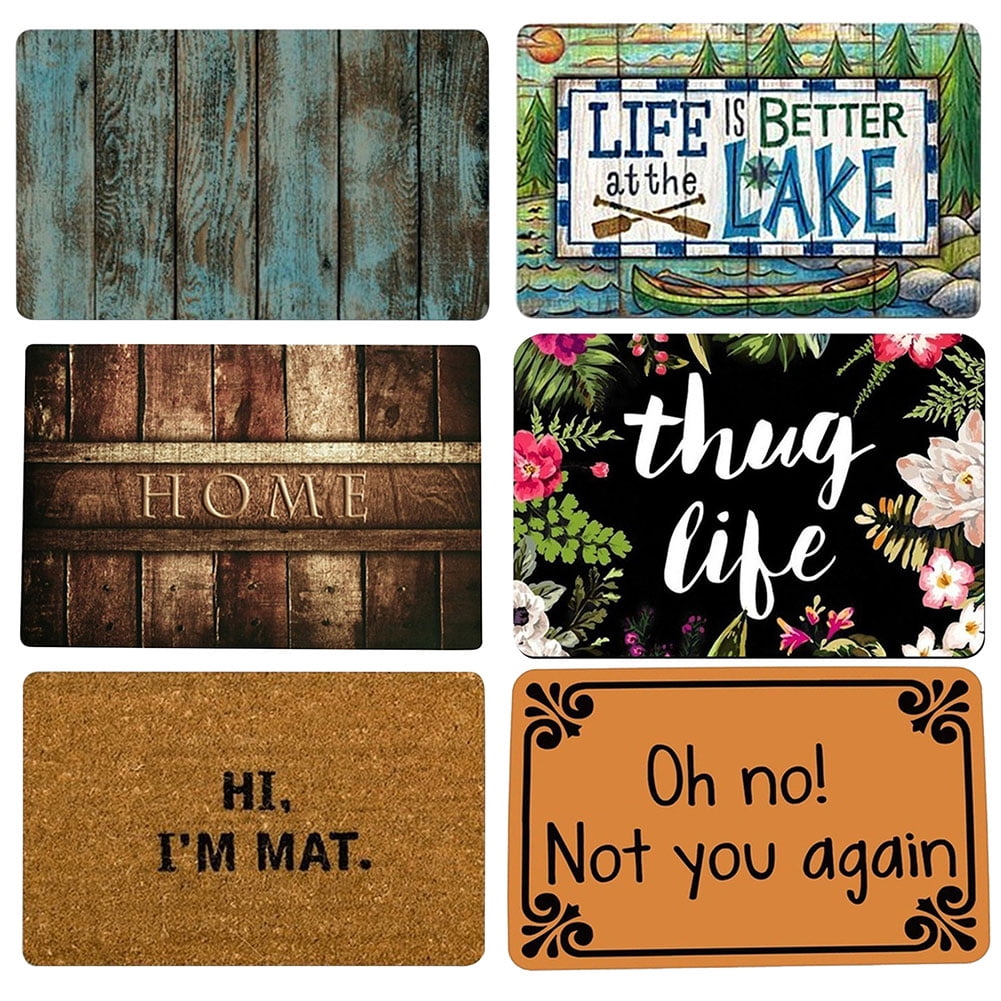 Travelwant Welcome Doormat, Indoor/Outdoor Non-Slip Rug, Easy to Clean Entry Mat Front Door Welcome Mat for Outside Porch Entrance, Home Entryway Farmhouse Decor