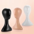thumbnail image 1 of Travelwant Wig Head ,Pro Female Plastic Abstract Mannequin Manikin Head Model Wig Hair Display Stand, 1 of 8