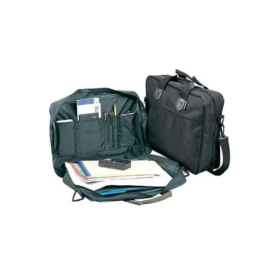 Travelwell Softside 600D Polyester Briefcase, Black