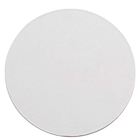Travelwell White Paper Coaster Set - 3.54-Inch Round, 0.8 mm Thick, 200-Pack - Bulk Disposable Drink Coasters for Desk Decor