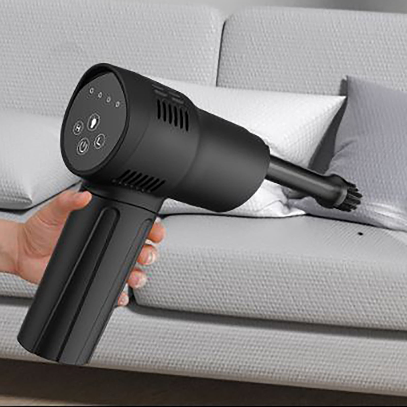 Electric Air Duster - 200,000 RPM Cordless Air Blower For Keyboard, PC & Car Cleaning With 9 Attachments, USB-C Rechargeable