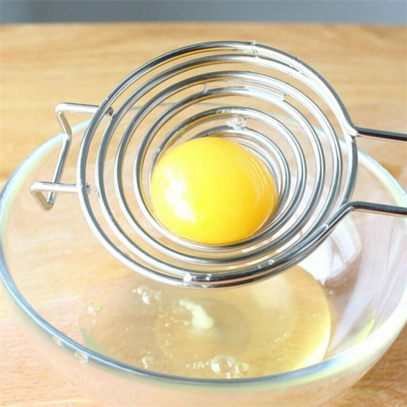 Travelwnat Egg Separator Food Grade Stainless Steel Egg Yolk White Separation Tool