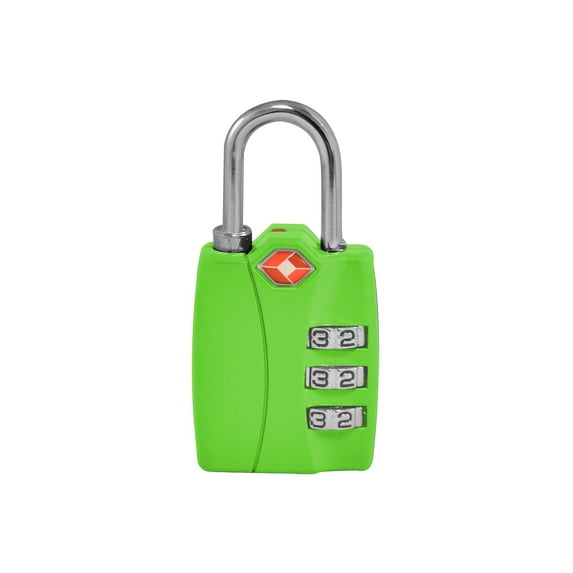 TraverGo 3 Digit Combination Lock, Green TR1120GN
