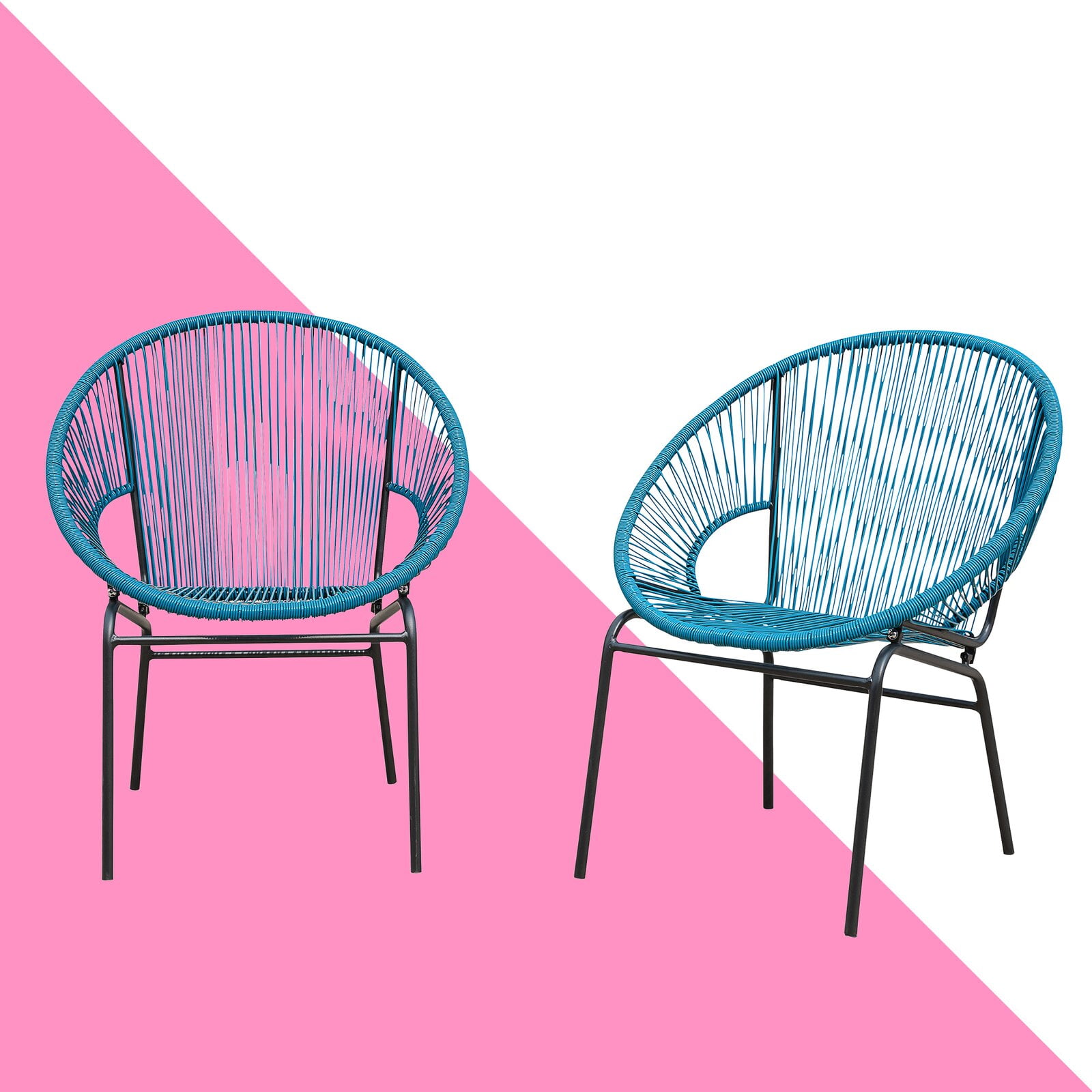 Travers Papasan Chair, Frame Material Details Powder coated steel