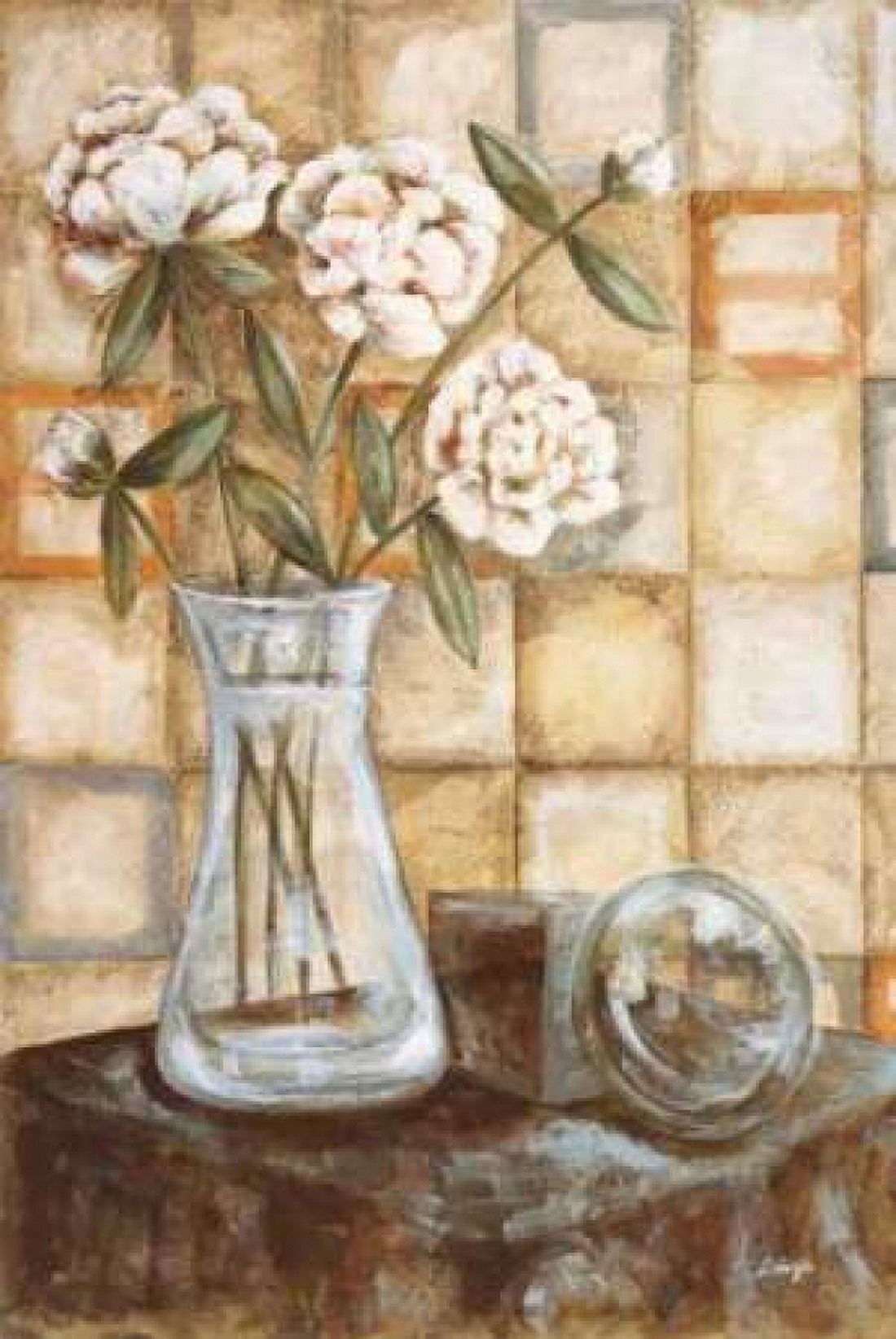 Travertine II Canvas Art - Loretta Linza (24 x 36)