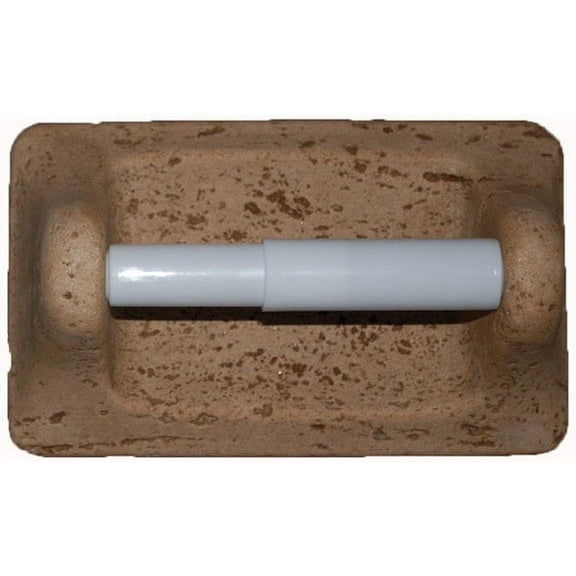 Travertine Stone Toilet Paper Tissue Holder Color Mocha Shower Bathroom