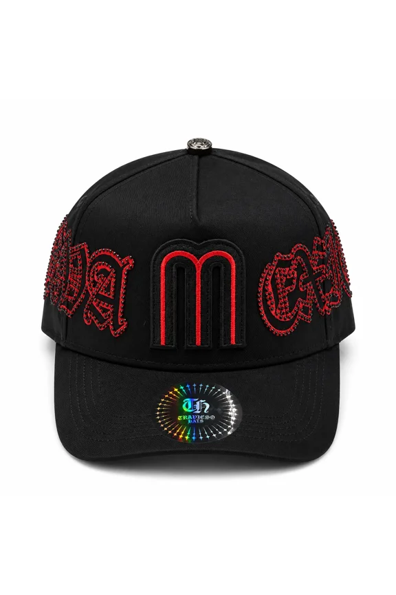 Men's Premium Rhinestone Embroidered Mexico Baseball Snapback Hat