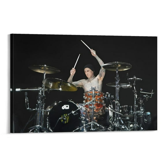 Travis Barker Poster (26) Print Photo Art Painting Canvas Poster Home Decorative Bedroom Modern Decor Posters Gifts 12x18inch(30x45cm)