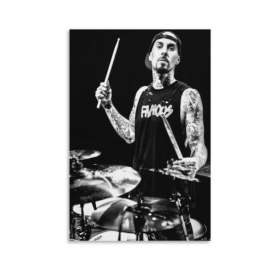 Travis Barker Poster (27) Canvas Wall Art Poster Decorative Bedroom Modern Home Print Picture Artworks Posters 24x36inch(60x90cm)