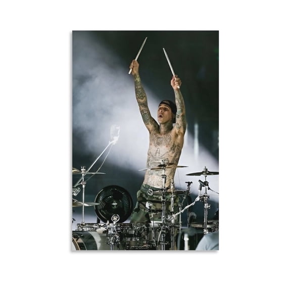 Travis Barker Poster (28) Print Photo Art Painting Canvas Poster Home Decorative Bedroom Modern Decor Posters Gifts 16x24inch(40x60cm)