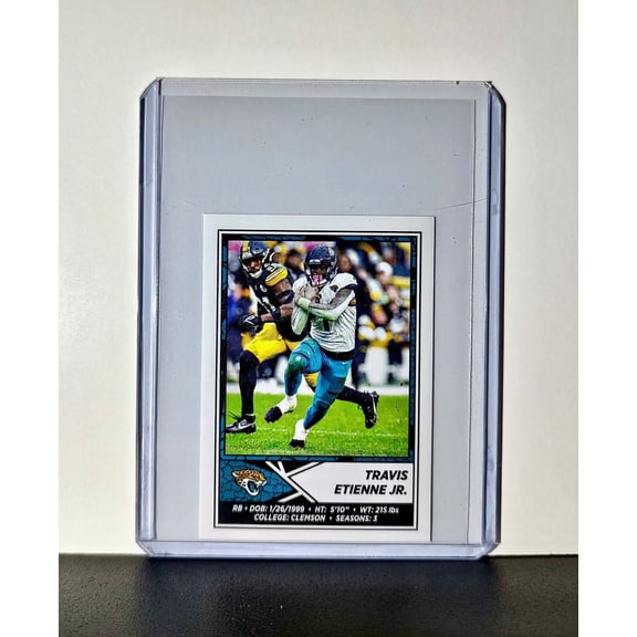 Travis Etienne Jr. 2024 Panini NFL Sticker #204 Jacksonville Jaguars