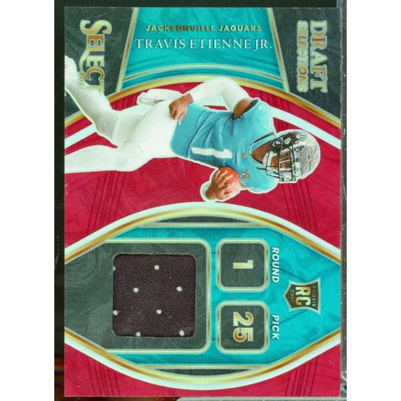 Travis Etienne Jr. Card 2021 Select Draft Selections Rookie Jersey Prizm Red #8