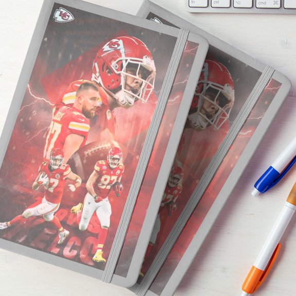 Travis Kelce Custom Printed Notebook.