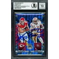thumbnail image 1 of Travis Kelce & George Kittle Autographed 2023 Panini Mosaic Blue Card #5 Auto Grade Gem Mint 10 #12/99 Beckett BAS #18154701, 1 of 2