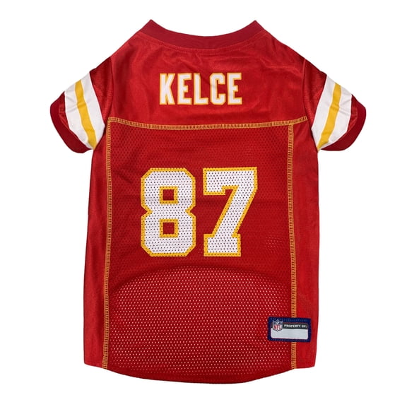 Travis Kelce Red Kansas City Chiefs Player Pet Jersey