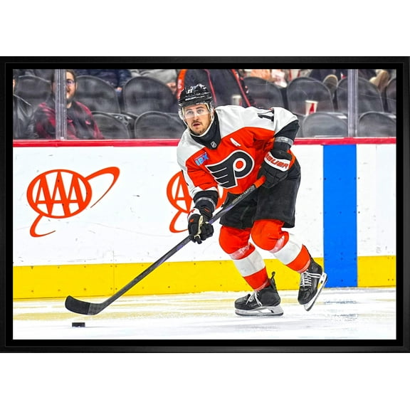 Travis Konecny 20x29 Framed Canvas Philadelphia Flyers