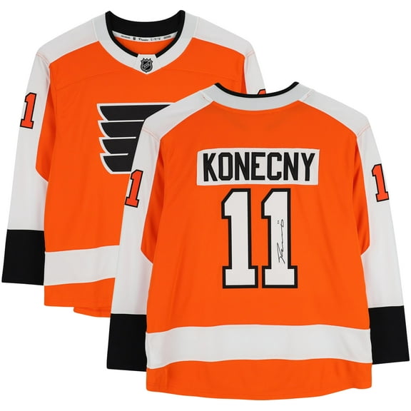 Travis Konecny Philadelphia Flyers Autographed Orange Fanatics Breakaway Jersey - Fanatics Authentic Certified
