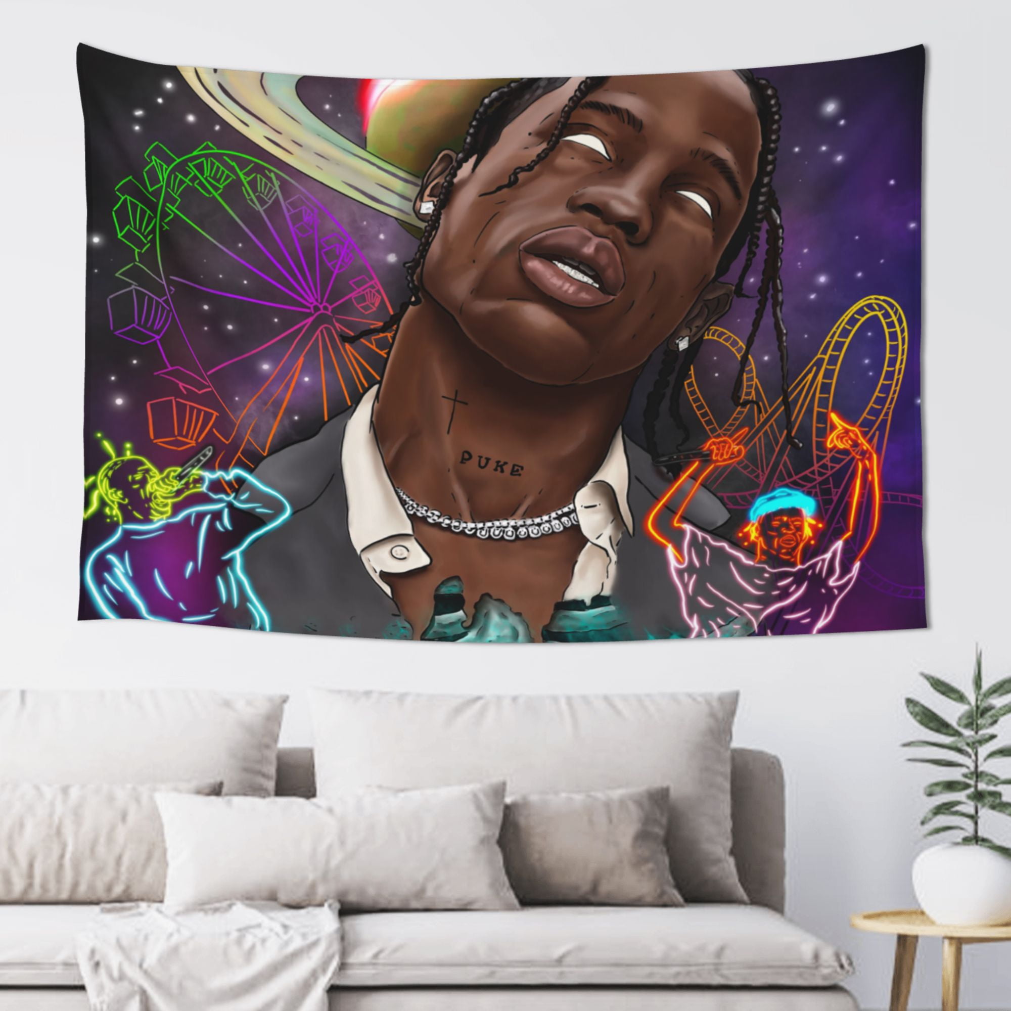 Wall Tapestry Astroworld Tapestry Amazon Bhuokng Astroworld