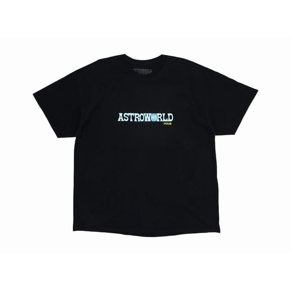 Travis Scott Men's Astroworld Tour Tee Black, from StockX