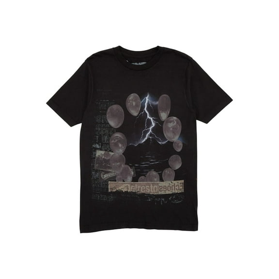 Travis Scott Men's Utopia Echoes Circus Maximus Tee Black, from StockX