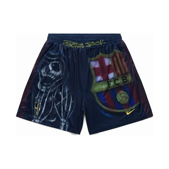 Travis Scott Men's x Nike x FC Barcelona Skeleton Home Shorts Multicolor, from StockX