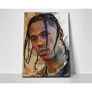Travis Scott Poster or Wrapped Canvas