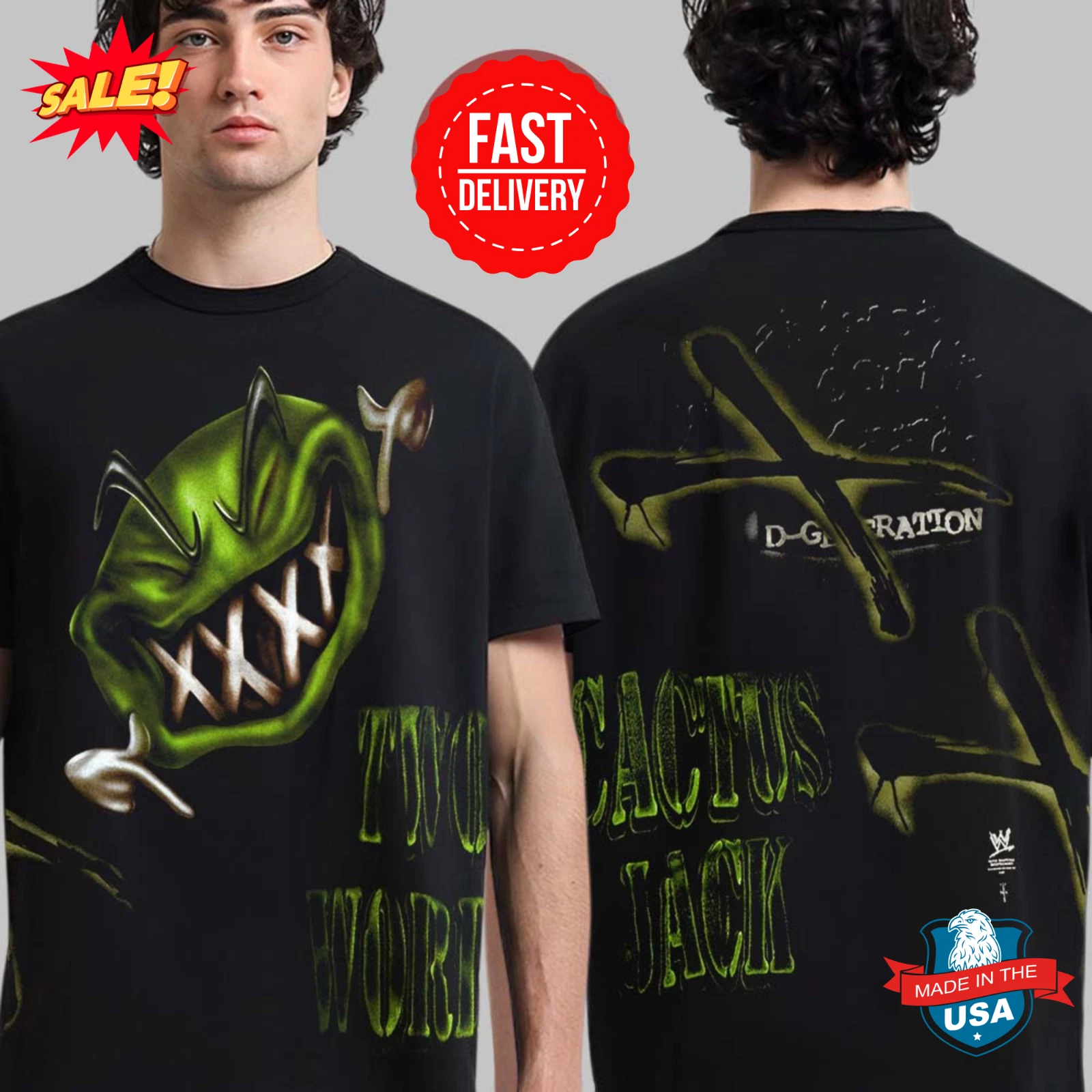 Travis Scott Cactus Shirt Travis Scott Cactus Jack For Fragment Hiroshi  T-Shirt Kenshi