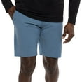 thumbnail image 1 of TravisMathew Men's Bermuda Shorts (Heather Stellar Blue, 42), 1 of 3
