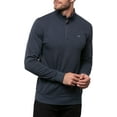 thumbnail image 1 of TravisMathew Men's Cloud 2.0 1/4 Zip Golf Pullover (Heather Blue, L), 1 of 3