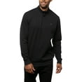 thumbnail image 1 of TravisMathew Men's Cloud 2.0 1/4 Zip Golf Pullover (Black, XXL), 1 of 3